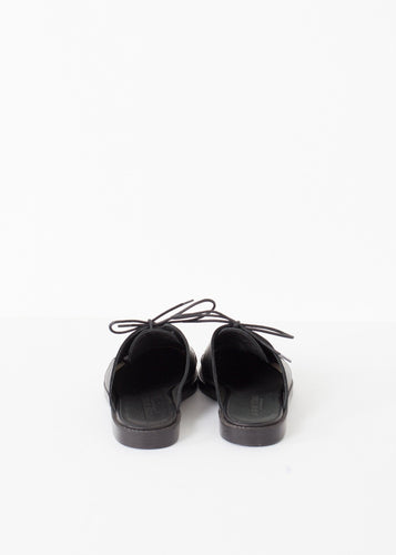 Backless Oxford in Black nhatest