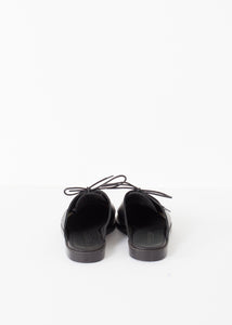 Backless Oxford in Black nhatest